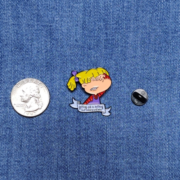 2/$20 RUGRATS Angelica Enamel Pin - Picture 3 of 3